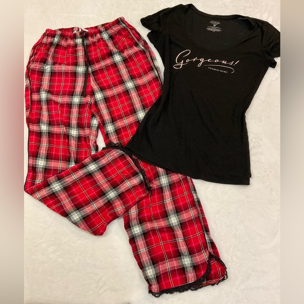 Y2K Victorias Secret Pajama Set